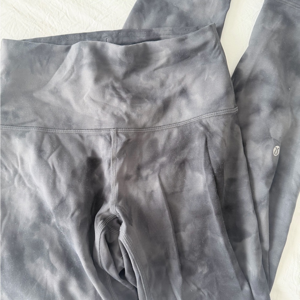 Lululemon Wunderunder Gray High-Waisted Leggings - Picture 2 of 2
